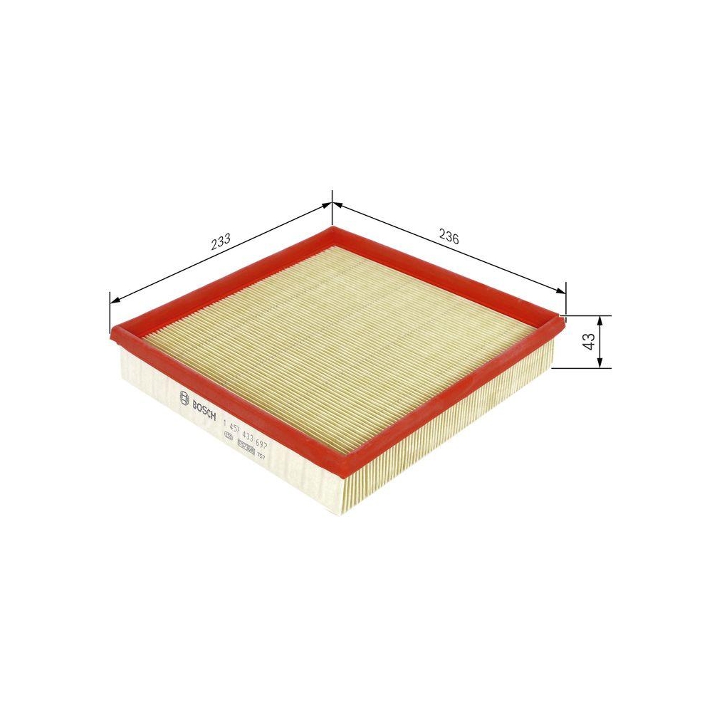Luftfilter BOSCH 1 457 433 697 f&uuml;r BMW