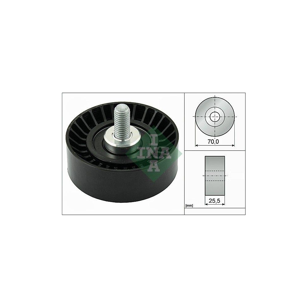 Umlenk-/F&uuml;hrungsrolle, Keilrippenriemen Schaeffler INA 532 0545 10 f&uuml;r FORD