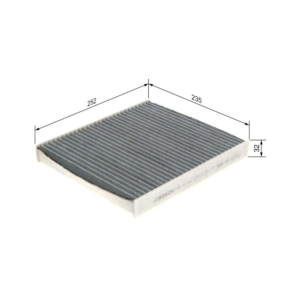 Filter, Innenraumluft BOSCH 1 987 432 543 für AUDI FORD MAN SEAT SKODA VW CUPRA