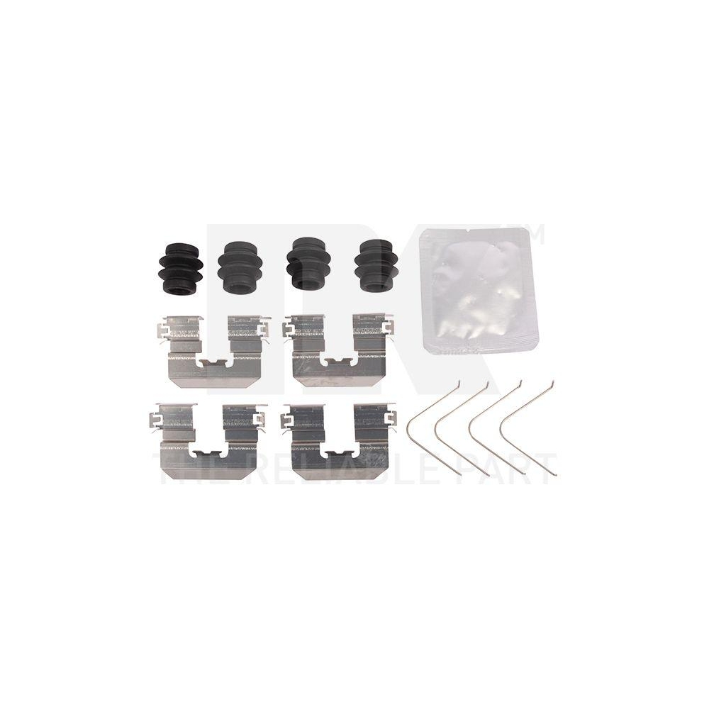 Zubehörsatz, Scheibenbremsbelag NK 7935980 für, Hinterachse