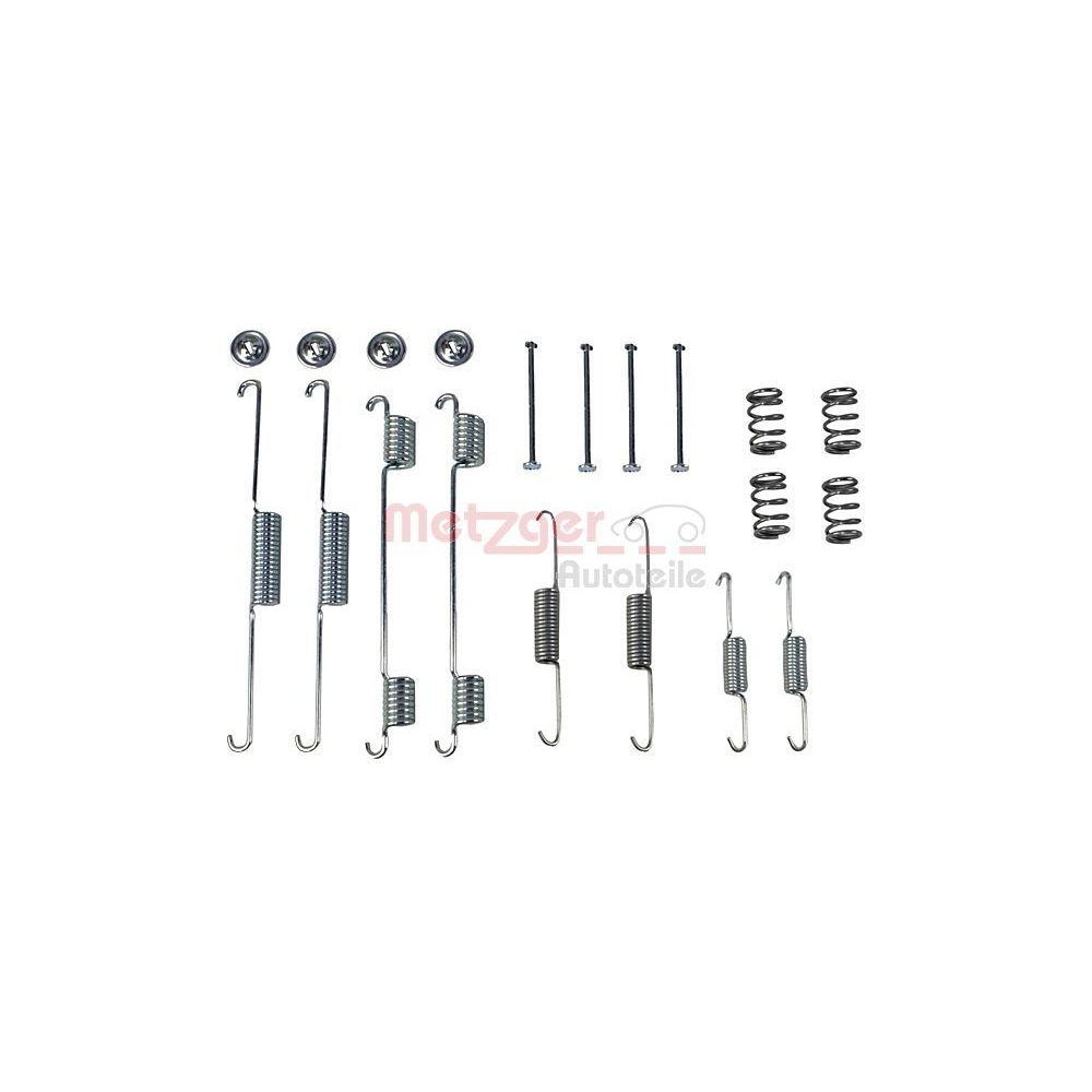 Zubeh&ouml;rsatz, Bremsbacken METZGER 105-0817 f&uuml;r, Hinterachse