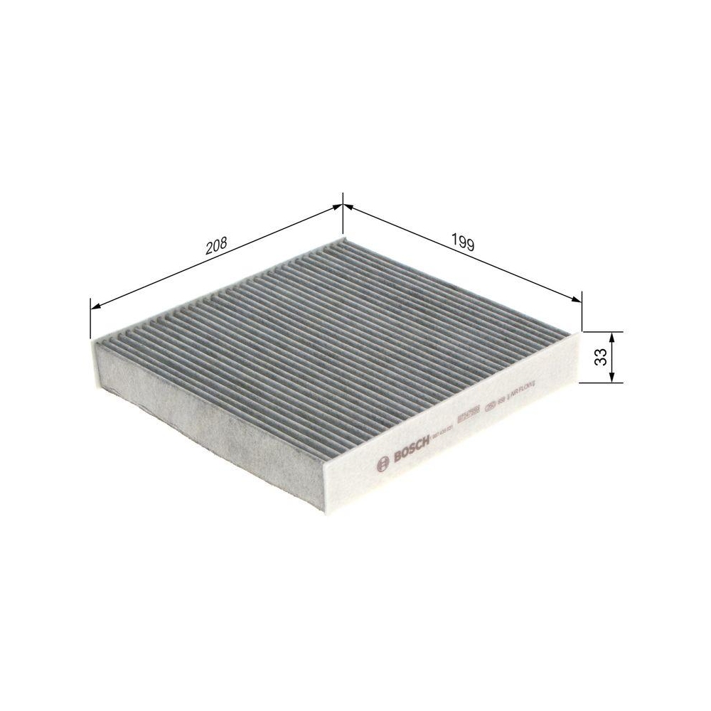 Filter, Innenraumluft BOSCH 1 987 435 031 f&uuml;r NISSAN RENAULT DACIA GENERIC