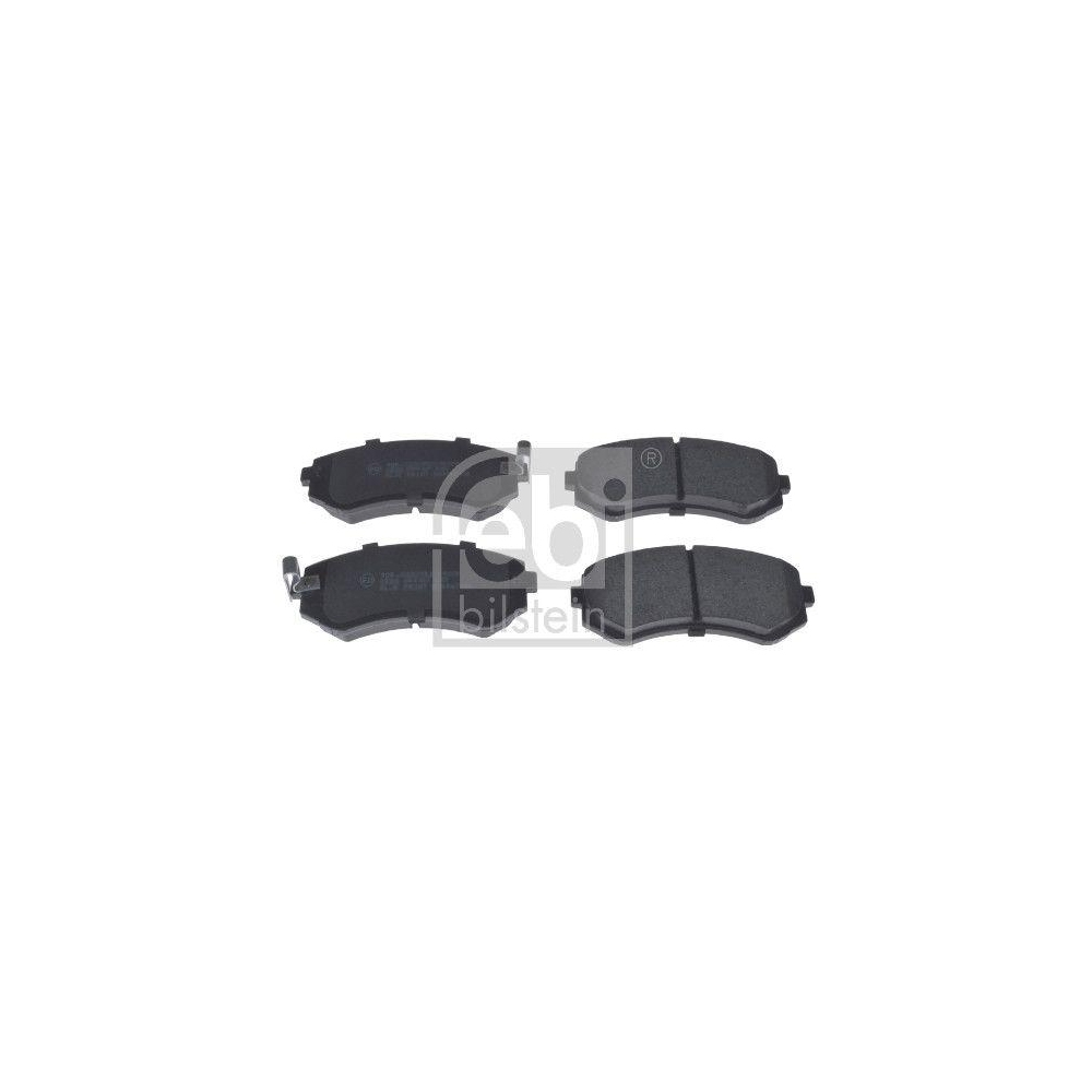 FEBI BILSTEIN Bremsbelagsatz, Scheibenbremse 116349 f&uuml;r NISSAN, Hinterachse