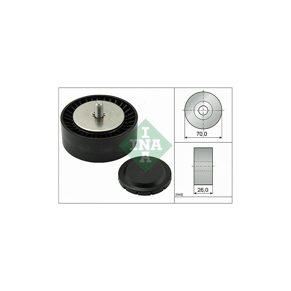 Umlenk-/F&uuml;hrungsrolle, Keilrippenriemen Schaeffler INA 532 0553 10 f&uuml;r BMW MINI