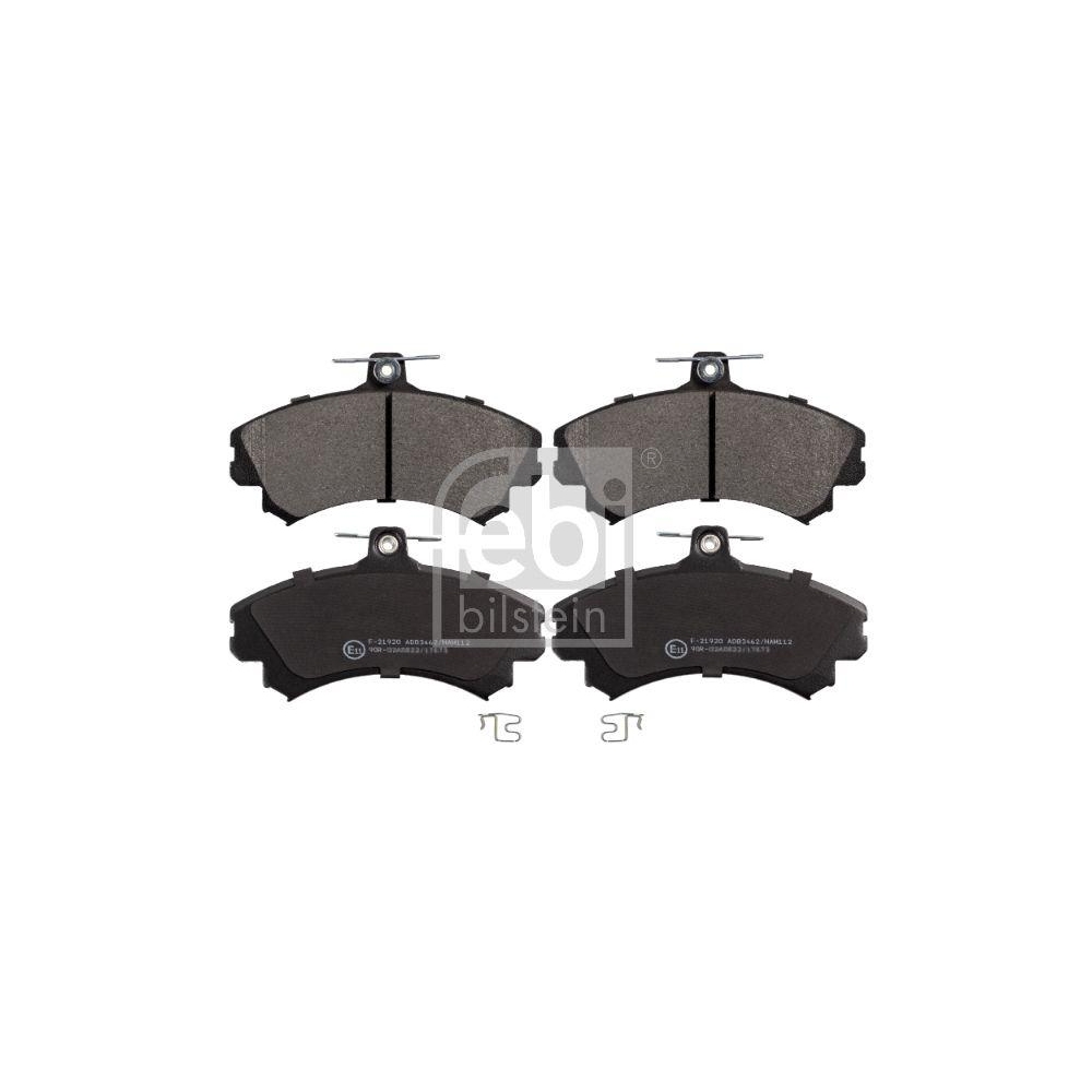 FEBI BILSTEIN Bremsbelagsatz, Scheibenbremse 16213 f&uuml;r MITSUBISHI VOLVO PROTON