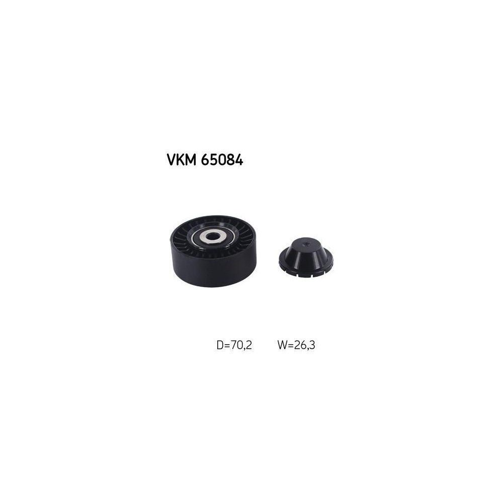 Umlenk-/Führungsrolle, Keilrippenriemen SKF VKM 65084 für HYUNDAI KIA, oben