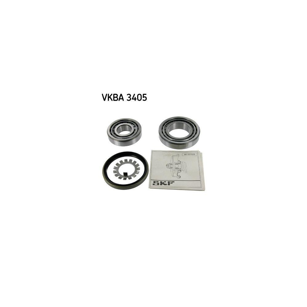 Radlagersatz SKF VKBA 3405 f&uuml;r FIAT MERCEDES-BENZ RENAULT ADR, Hinterachse