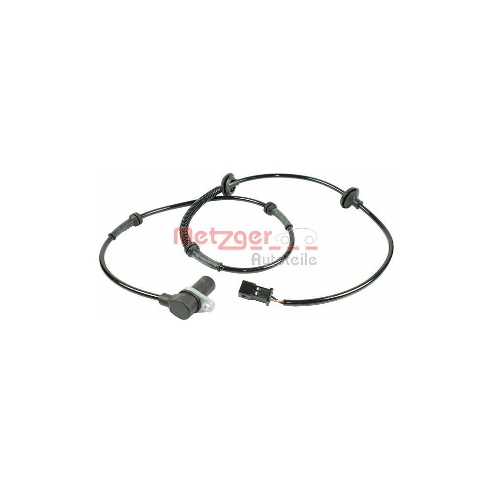 Sensor, Raddrehzahl METZGER 0900195 f&uuml;r VAG, Hinterachse, Hinterachse rechts
