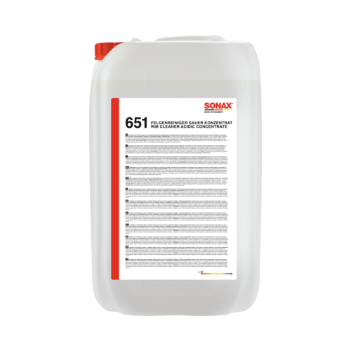 SONAX 06517050 FelgenReiniger sauer Konzentrat Auto Felgenpflege Autozubeh&ouml;r 25l