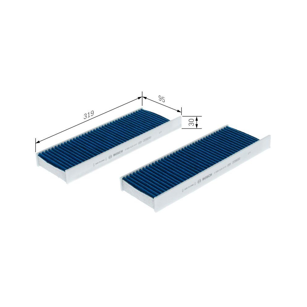 Filter, Innenraumluft BOSCH 0 986 628 610 FILTER+pro für CITROËN OPEL PEUGEOT