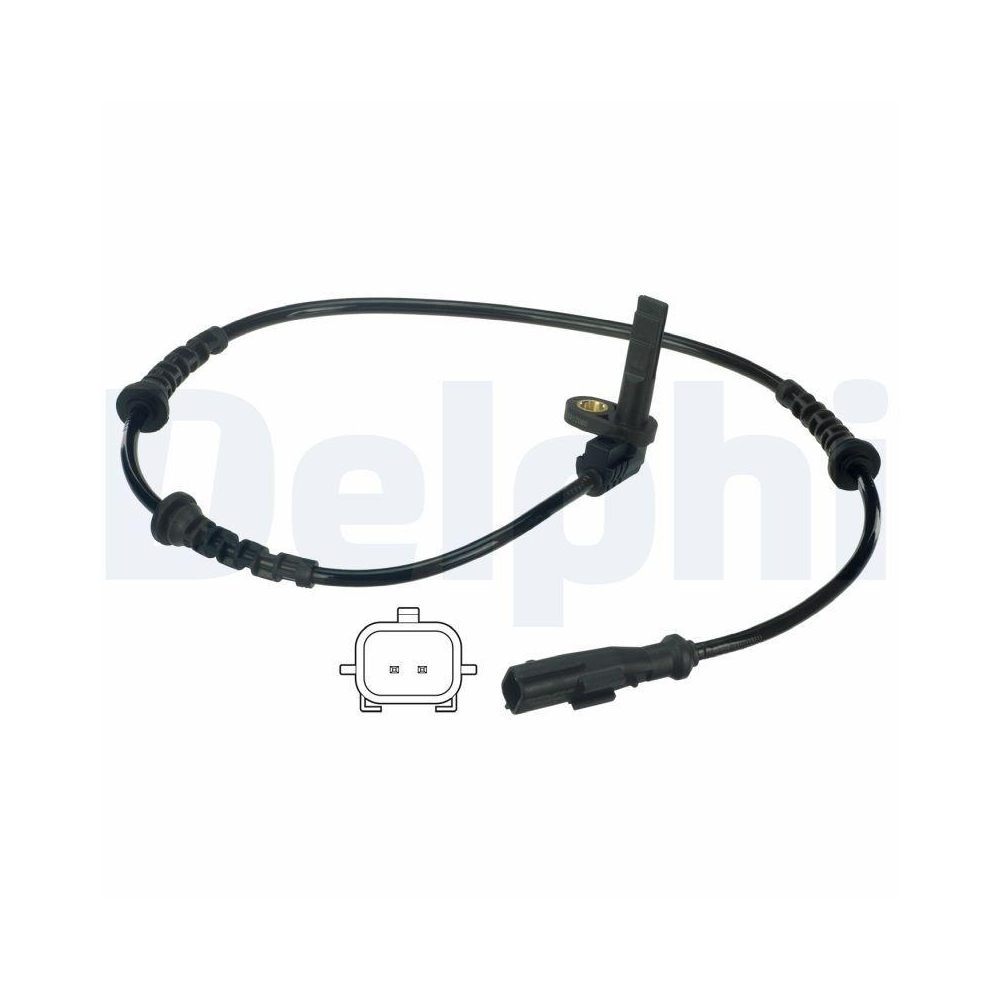 DELPHI SS20365 Sensor, Raddrehzahl f&uuml;r RENAULT DACIA, Vorderachse