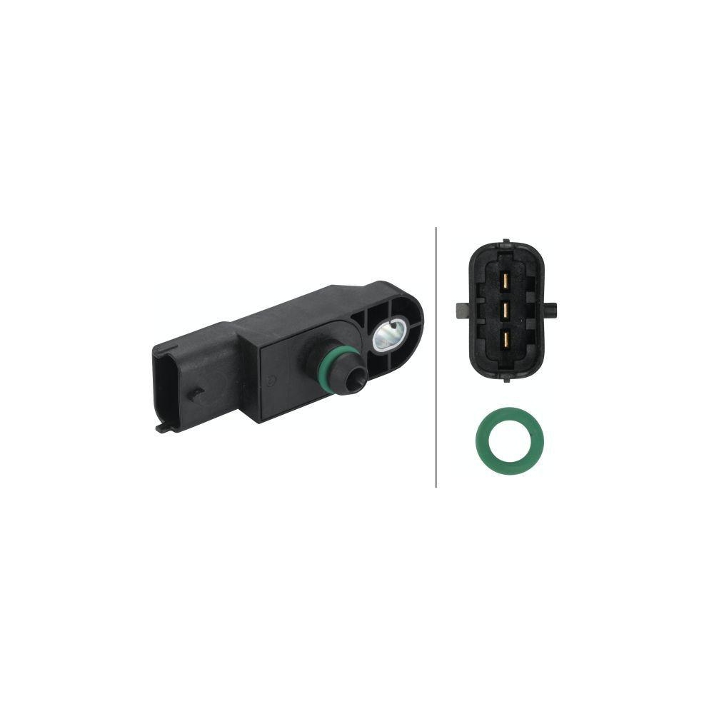 HELLA Sensor, Ladedruck 6PP 009 400-741 f&uuml;r RENAULT