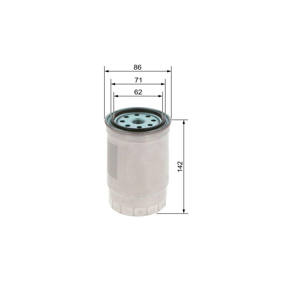 Kraftstofffilter BOSCH 1 457 434 511 f&uuml;r HYUNDAI KIA AMC