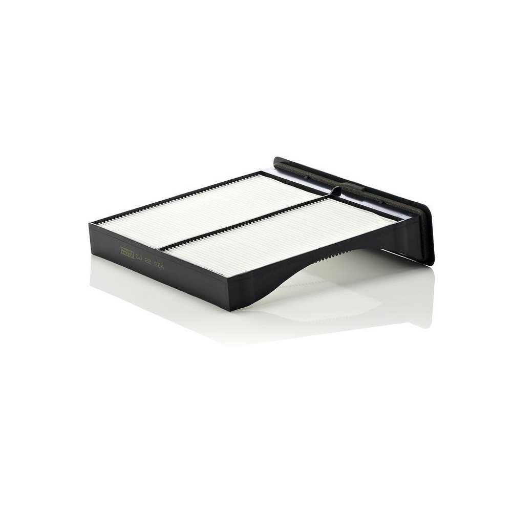 Filter, Innenraumluft MANN-FILTER CU 22 004 f&uuml;r SUBARU, hinter dem Handschuhfach