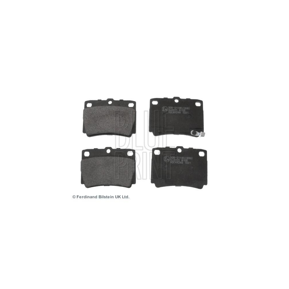 Bremsbelagsatz, Scheibenbremse BLUE PRINT ADC44248 f&uuml;r MITSUBISHI, Hinterachse