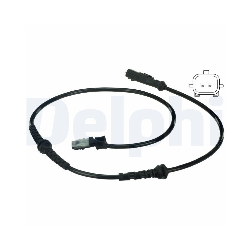 DELPHI SS20366 Sensor, Raddrehzahl f&uuml;r RENAULT, Hinterachse
