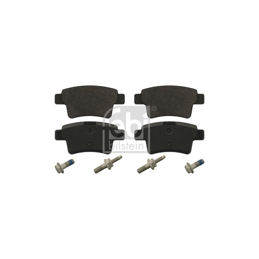 FEBI BILSTEIN Bremsbelagsatz, Scheibenbremse 16793 f&uuml;r CITRO&Euml;N, Hinterachse