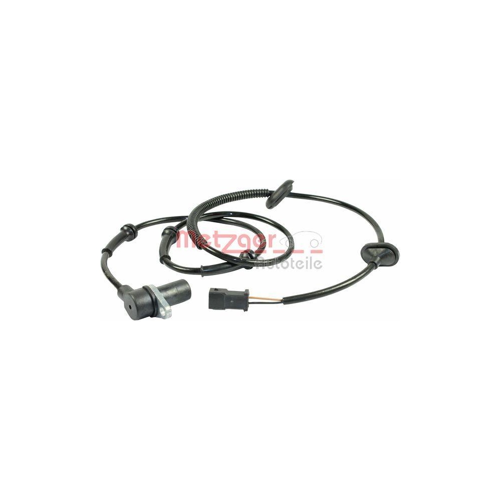 Sensor, Raddrehzahl METZGER 0900197 f&uuml;r VAG, Hinterachse rechts