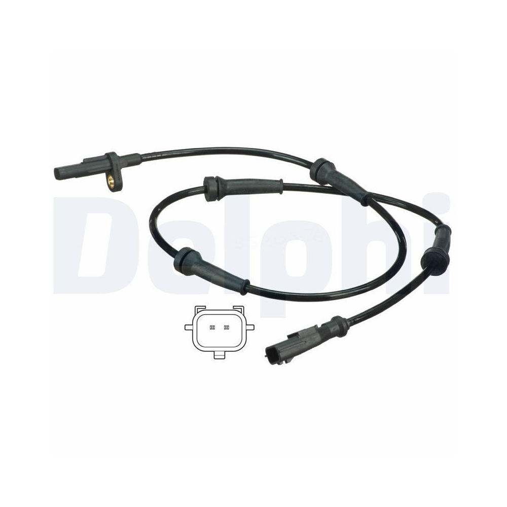 DELPHI SS20376 Sensor, Raddrehzahl f&uuml;r OPEL RENAULT VAUXHALL GENERAL MOTORS