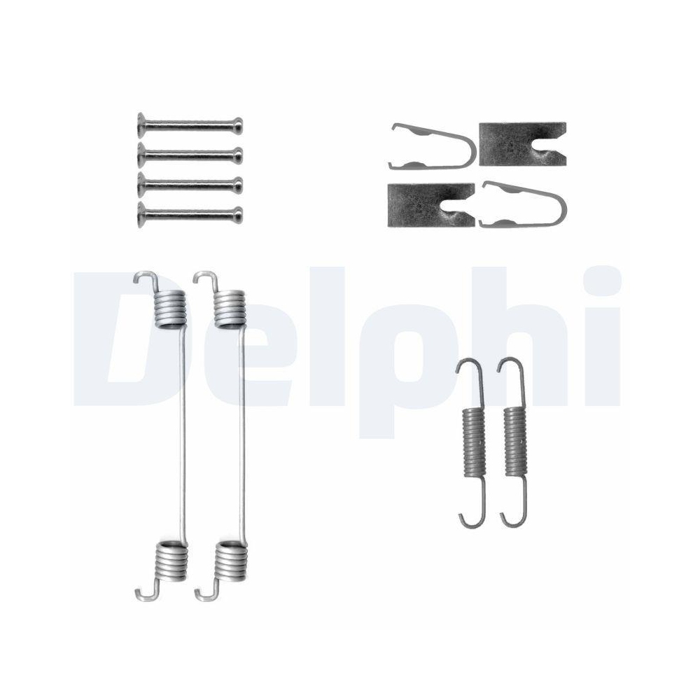DELPHI LY1431 Zubeh&ouml;rsatz, Bremsbacken f&uuml;r, Hinterachse