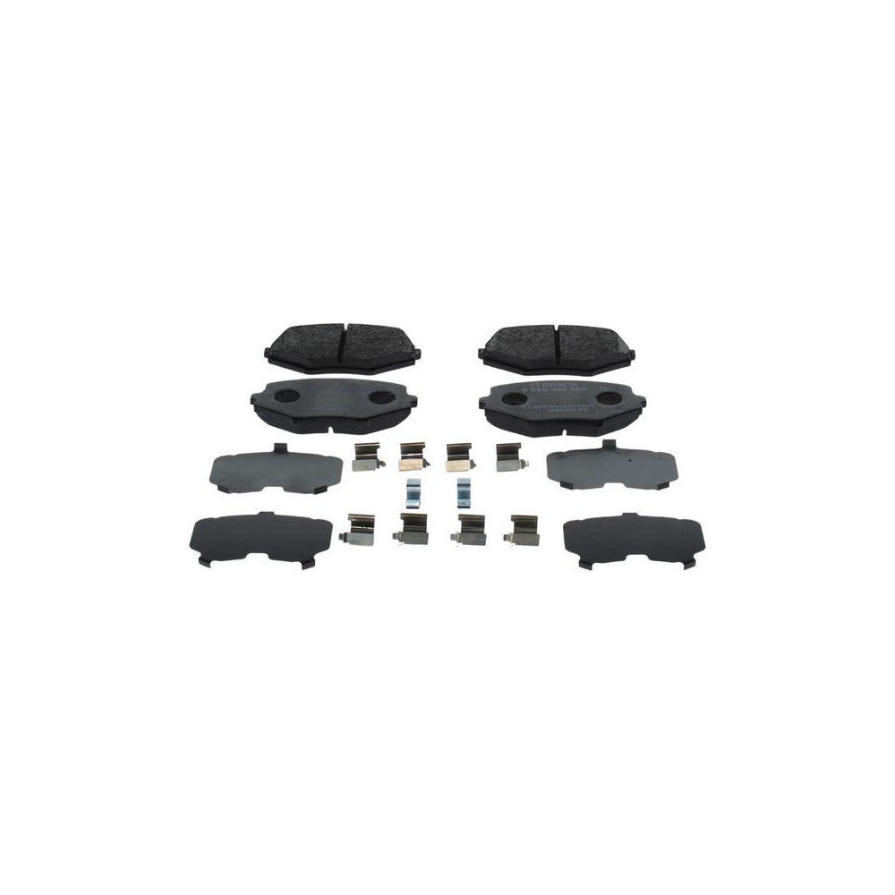Bremsbelagsatz, Scheibenbremse BOSCH 0 986 494 655 f&uuml;r MAZDA, Vorderachse