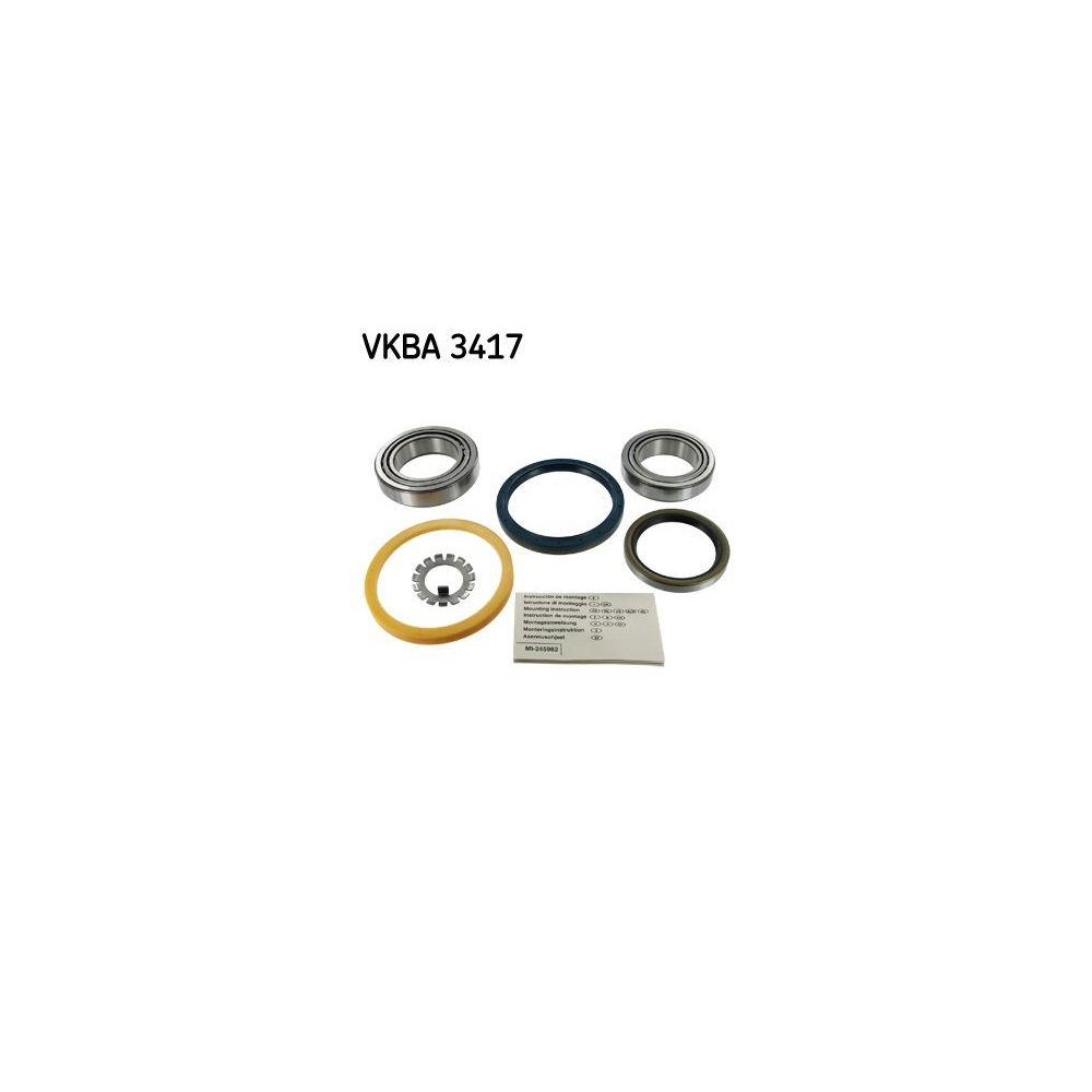 Radlagersatz SKF VKBA 3417 f&uuml;r MERCEDES-BENZ RENAULT, Vorderachse