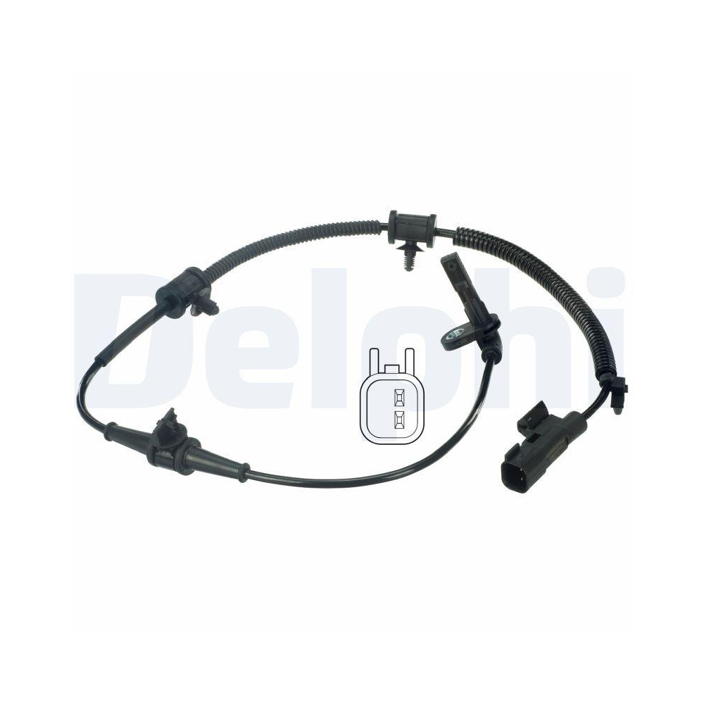 DELPHI SS20377 Sensor, Raddrehzahl f&uuml;r OPEL SAAB VAUXHALL GENERAL MOTORS