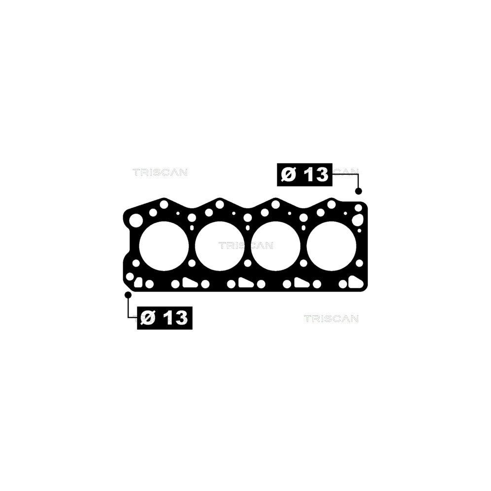 Dichtung, Zylinderkopf TRISCAN 501-2502 FIBERMAX f&uuml;r FIAT