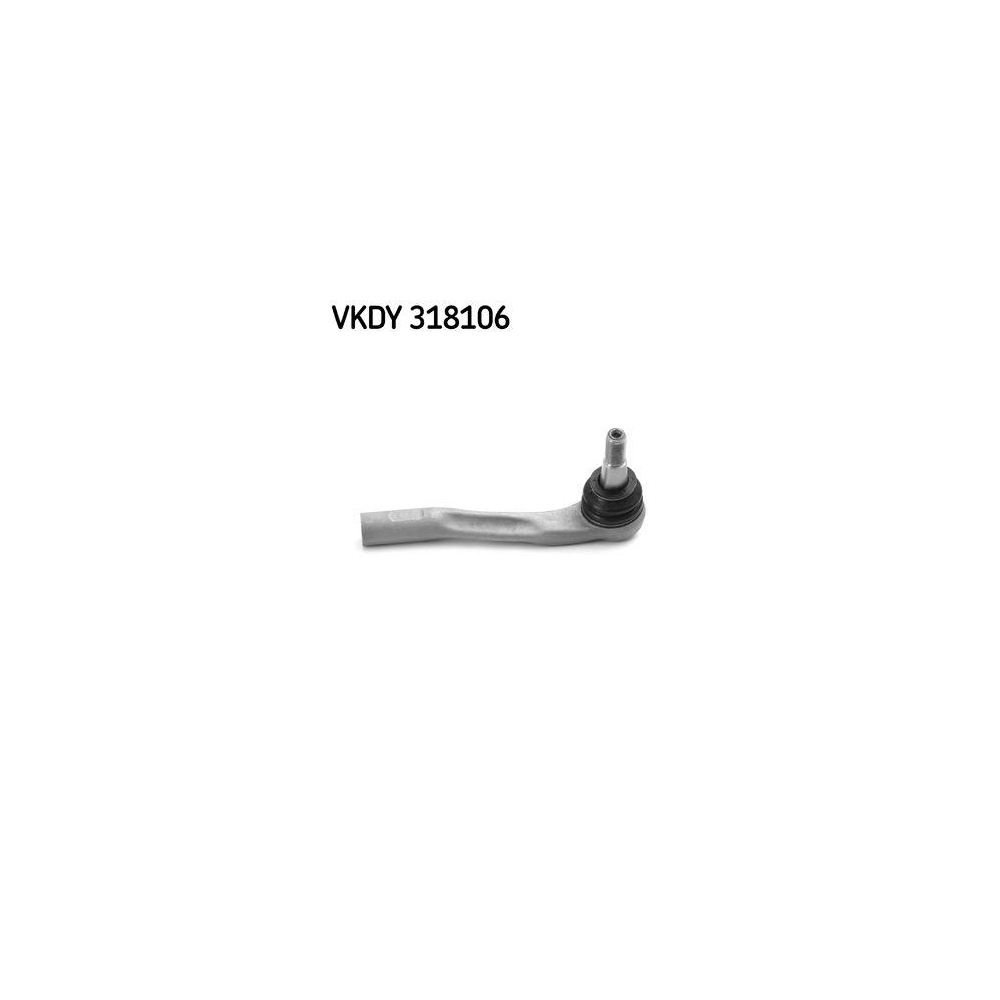 Spurstangenkopf SKF VKDY 318106 f&uuml;r MERCEDES-BENZ, Vorderachse rechts
