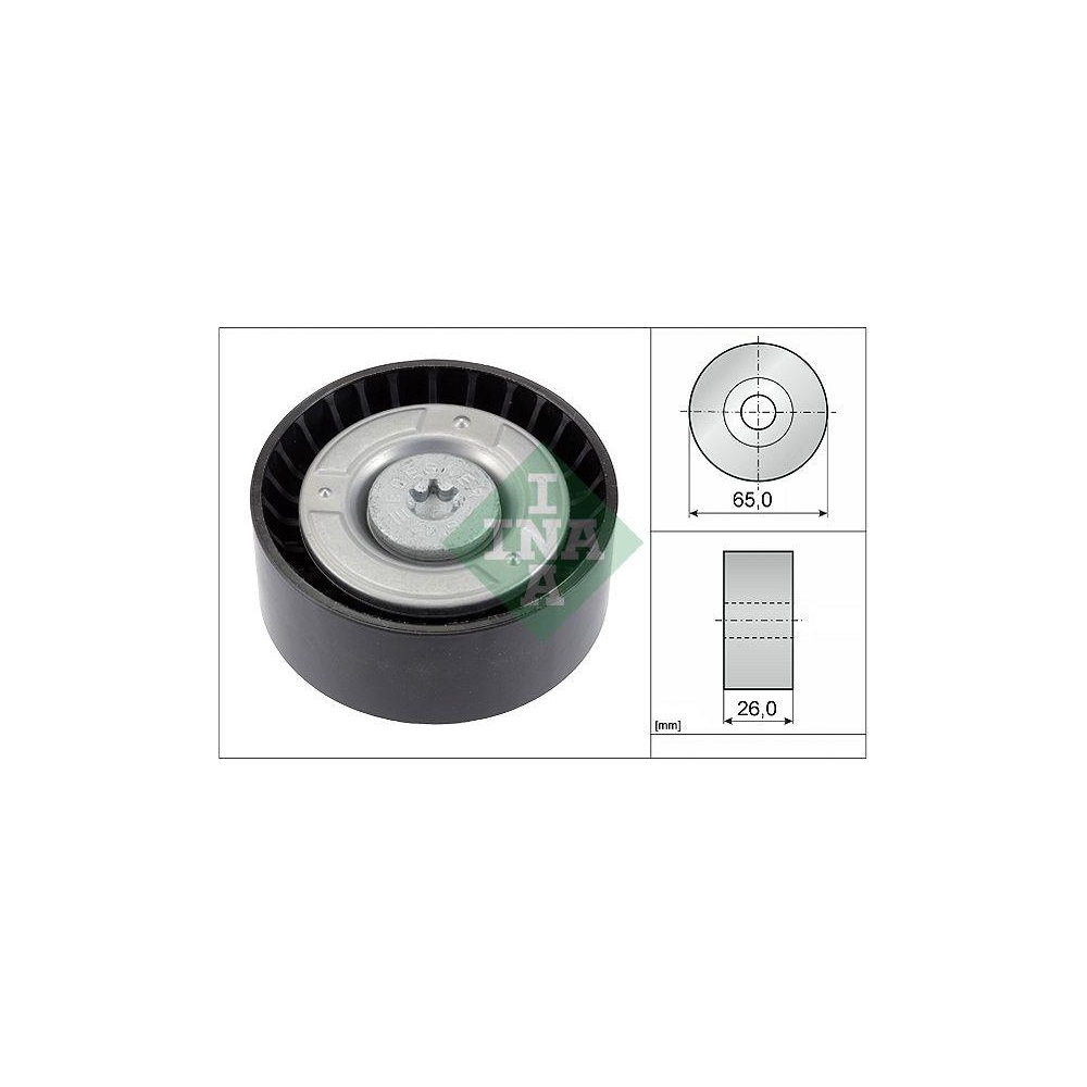 Umlenk-/F&uuml;hrungsrolle, Keilrippenriemen Schaeffler INA 532 0608 10 f&uuml;r