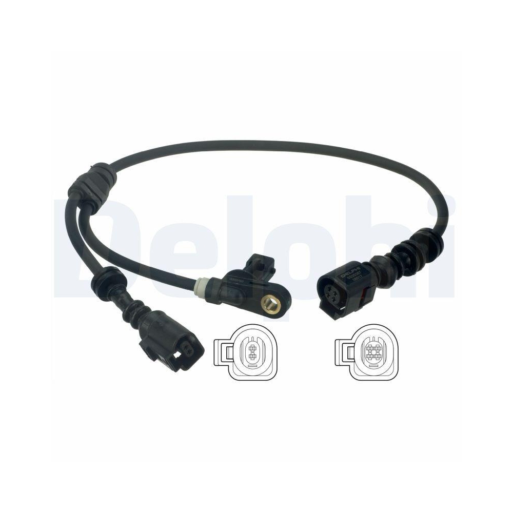 DELPHI SS20387 Sensor, Raddrehzahl f&uuml;r FORD SEAT VW VAG, Vorderachse