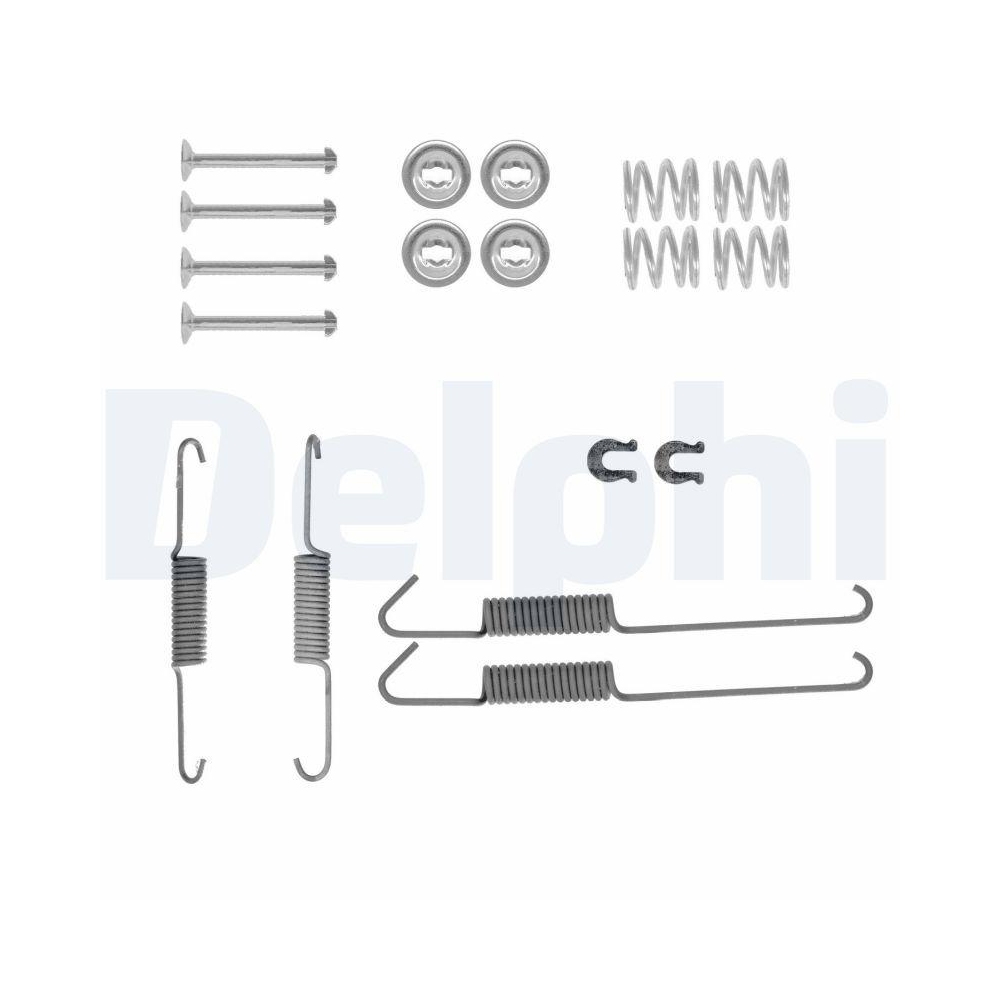 DELPHI LY1434 Zubeh&ouml;rsatz, Bremsbacken f&uuml;r, Hinterachse