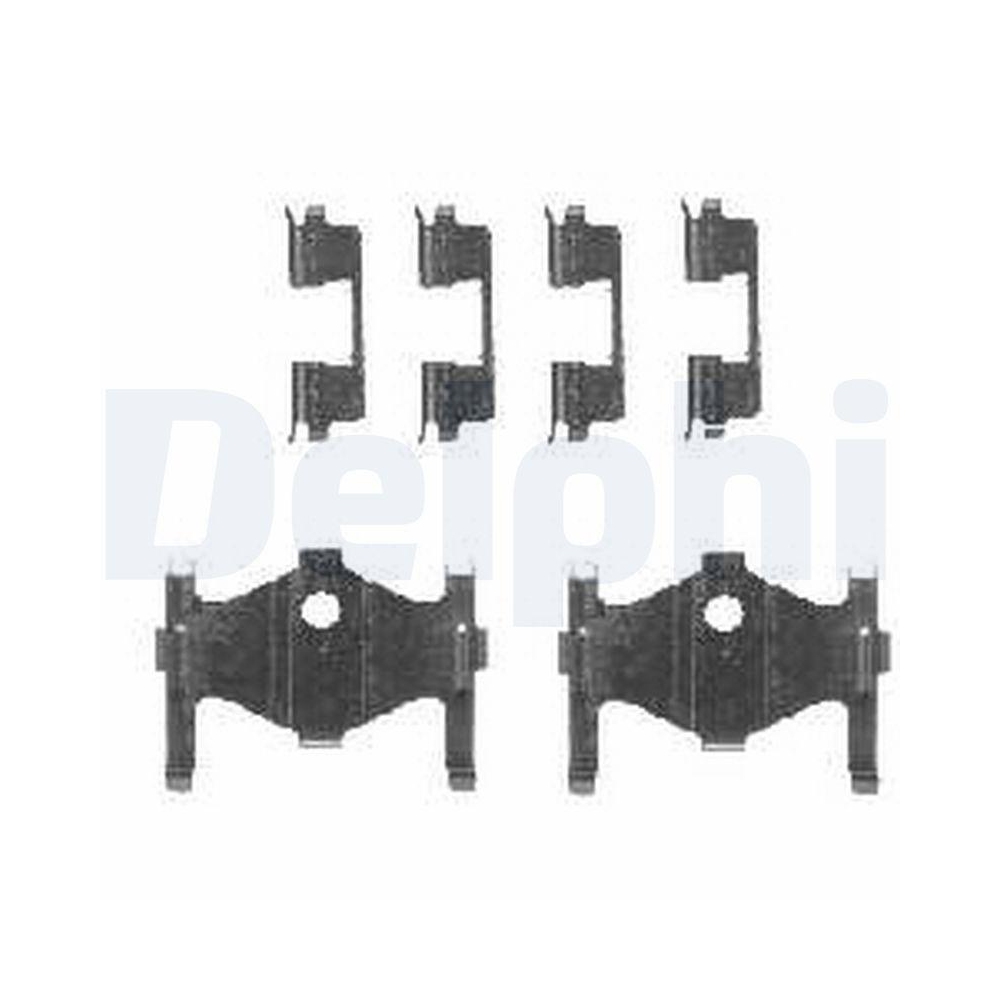 DELPHI LX0471 Zubeh&ouml;rsatz, Scheibenbremsbelag f&uuml;r, Hinterachse