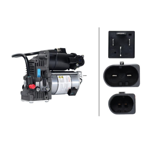 HELLA 8TG 358 256-061 Kompressor, Druckluftanlage f&uuml;r MERCEDES-BENZ