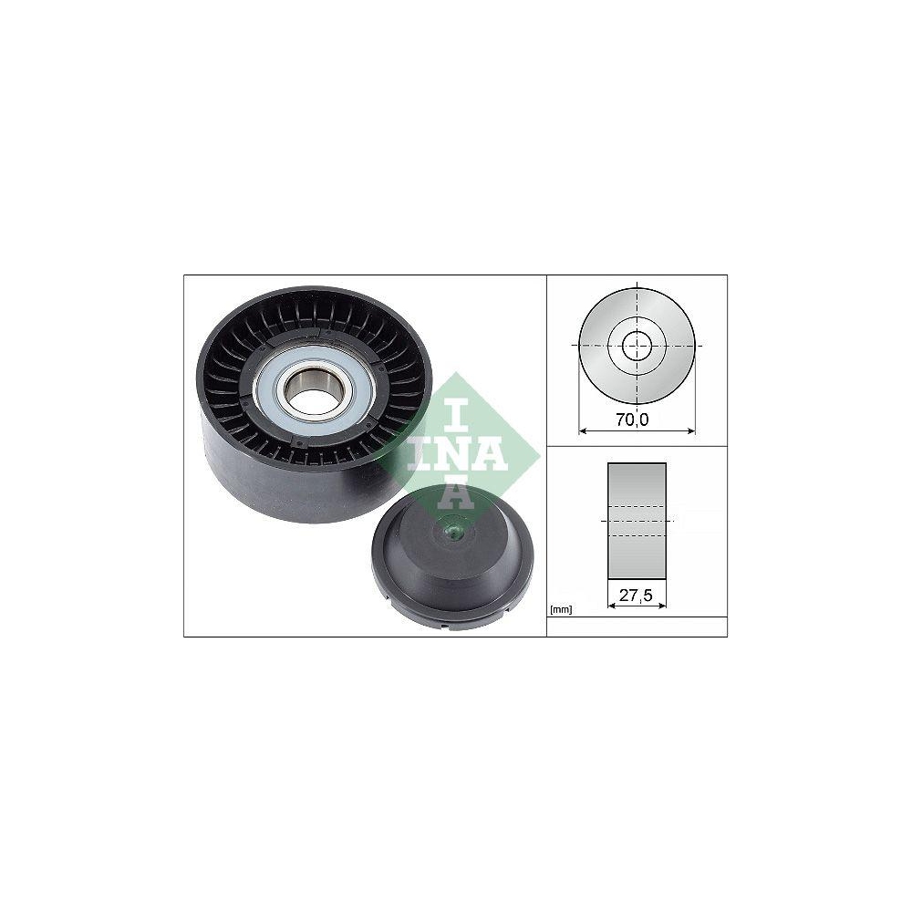 Umlenk-/F&uuml;hrungsrolle, Keilrippenriemen Schaeffler INA 532 0610 10 f&uuml;r TOYOTA