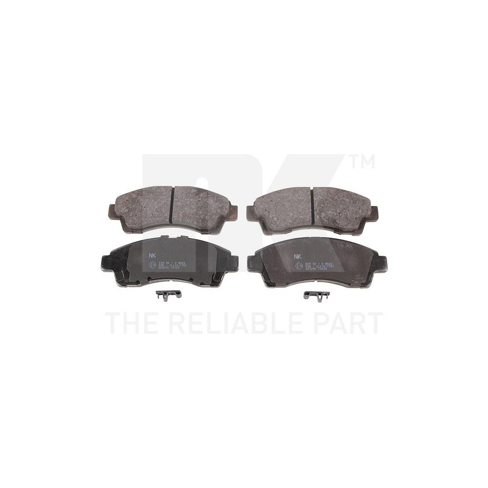 Bremsbelagsatz, Scheibenbremse NK 223246 f&uuml;r MAZDA