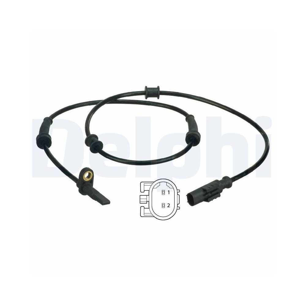 DELPHI SS20388 Sensor, Raddrehzahl f&uuml;r CITRO&Euml;N FIAT PEUGEOT, Hinterachse