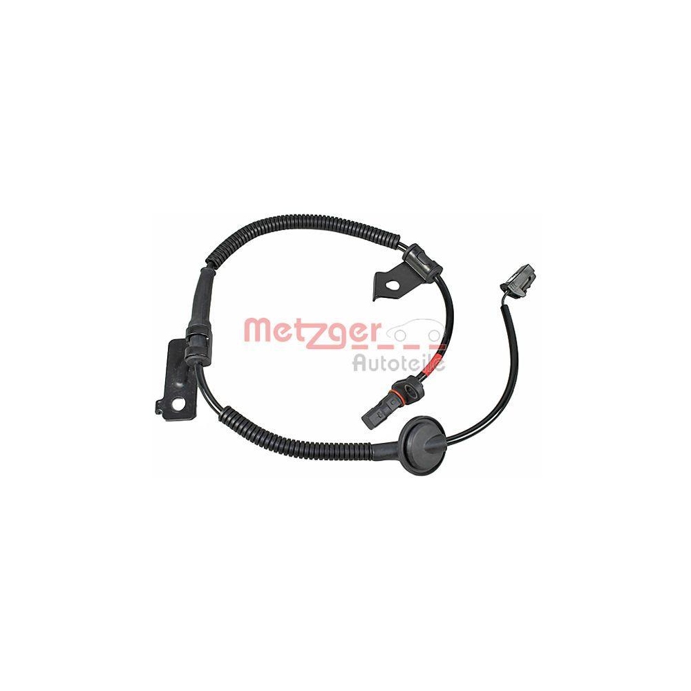 Sensor, Raddrehzahl METZGER 09001002 f&uuml;r HYUNDAI, Hinterachse rechts
