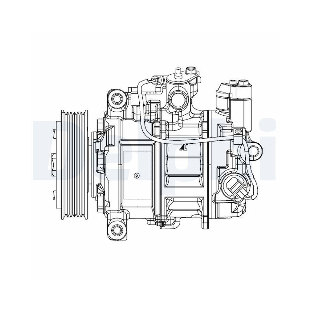 DELPHI CS20504 Kompressor, Klimaanlage f&uuml;r BMW
