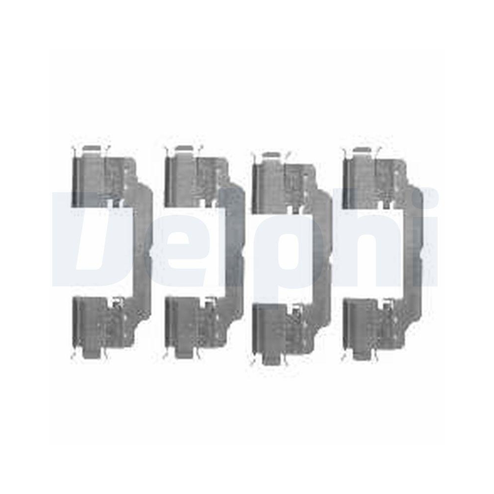 DELPHI LX0475 Zubeh&ouml;rsatz, Scheibenbremsbelag f&uuml;r, f&uuml;r Fahrzeuge mit Sportpaket