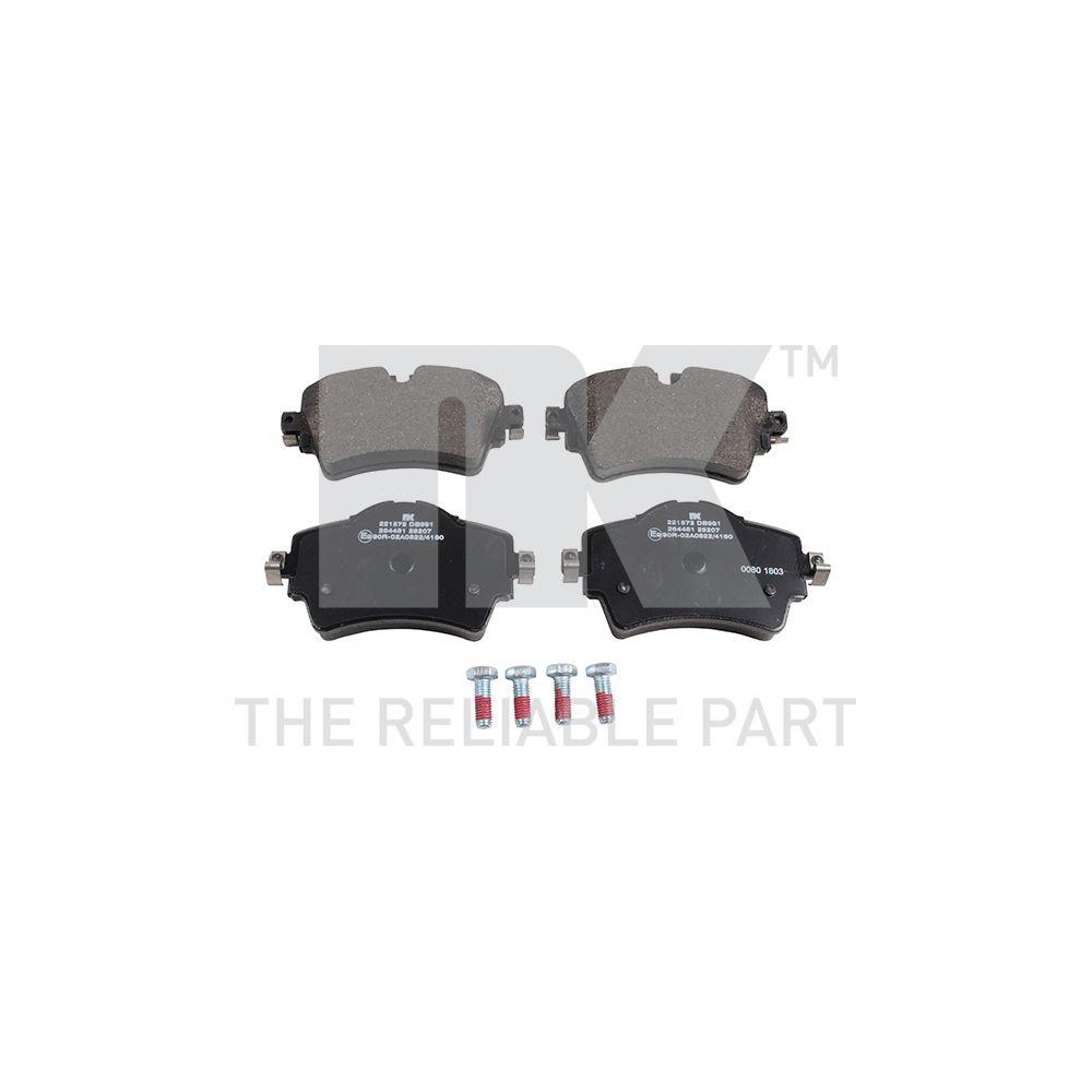 Bremsbelagsatz, Scheibenbremse NK 221572 f&uuml;r BMW MINI, Vorderachse