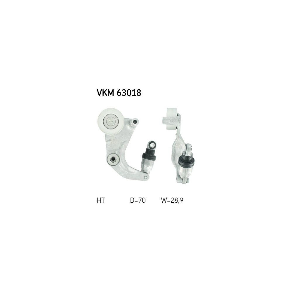Riemenspanner, Keilrippenriemen SKF VKM 63018 f&uuml;r HONDA HONDA (DONGFENG)