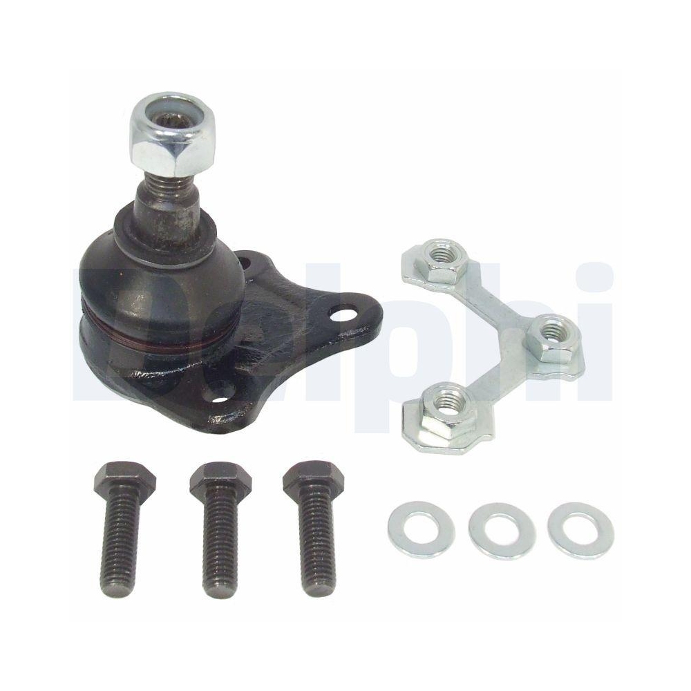 DELPHI TC824 Trag-/F&uuml;hrungsgelenk f&uuml;r AUDI SEAT SKODA VW, Vorderachse links
