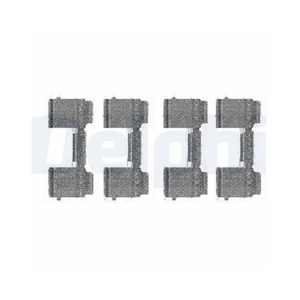 DELPHI LX0477 Zubeh&ouml;rsatz, Scheibenbremsbelag f&uuml;r, Vorderachse