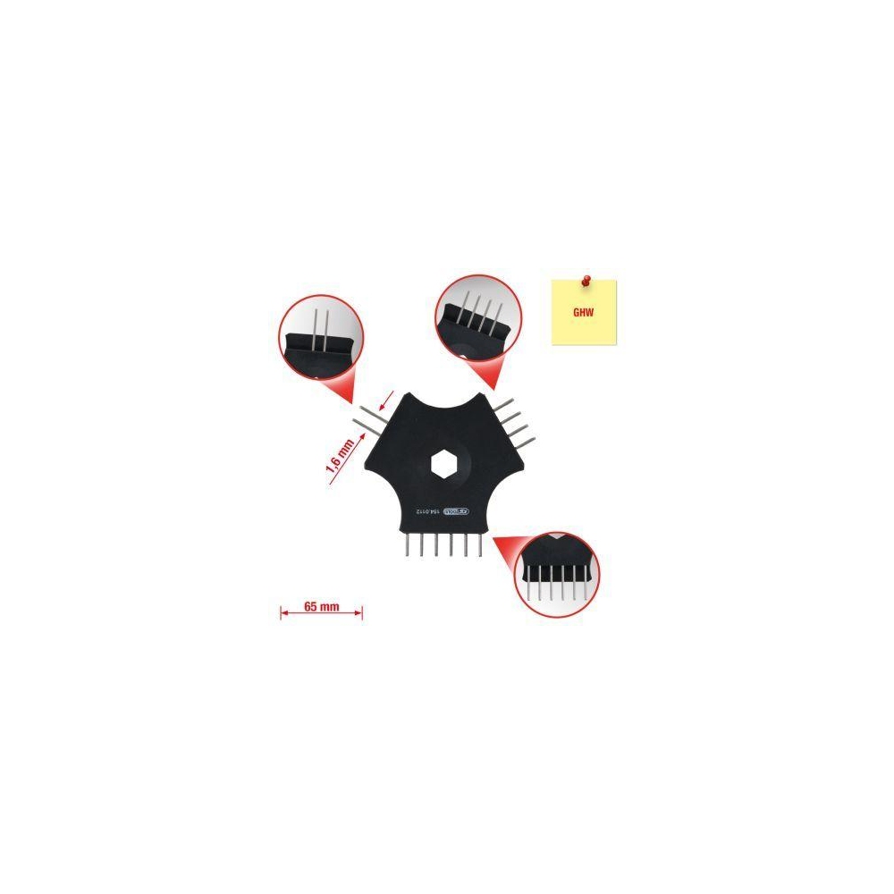 Entriegelungswerkzeug, Flach-/Rundstecker KS TOOLS 154.0112 für