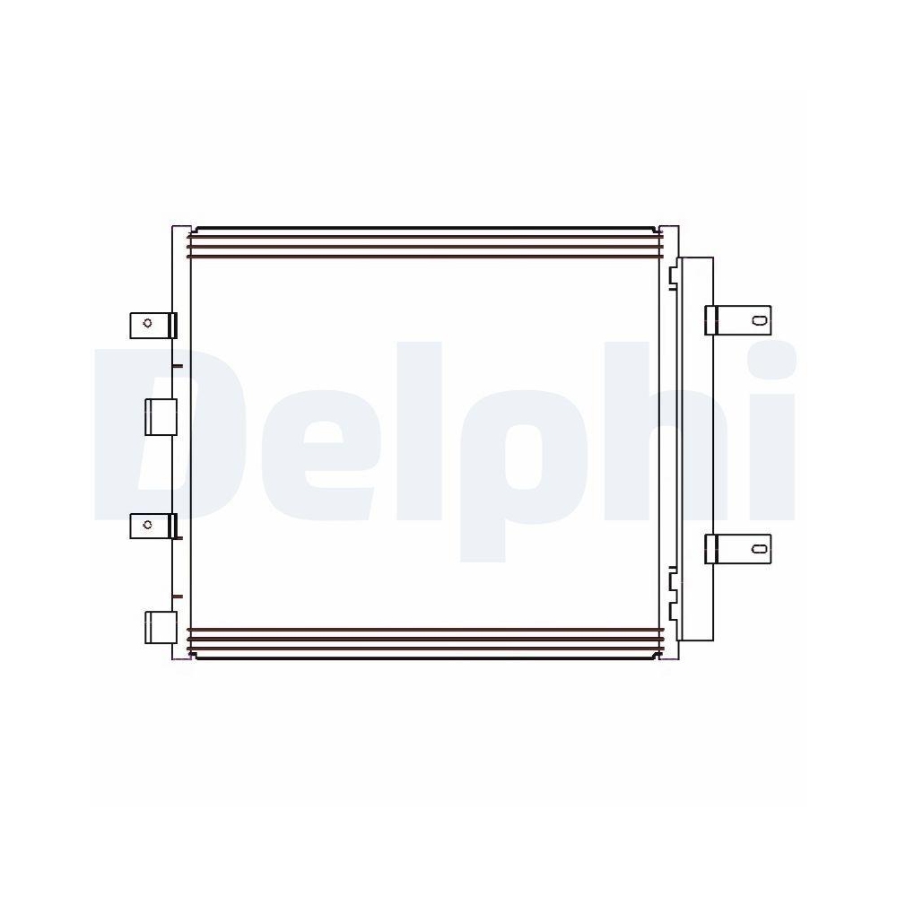 Kondensator, Klimaanlage DELPHI CF20241 für DAIMLER JAGUAR