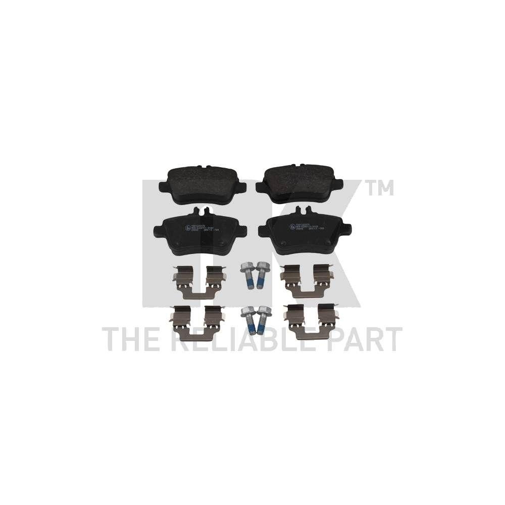 Bremsbelagsatz, Scheibenbremse NK 223370 f&uuml;r MERCEDES-BENZ INFINITI, Hinterachse