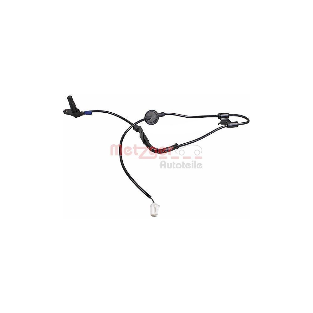 Sensor, Raddrehzahl METZGER 09001006 f&uuml;r HYUNDAI, Hinterachse rechts