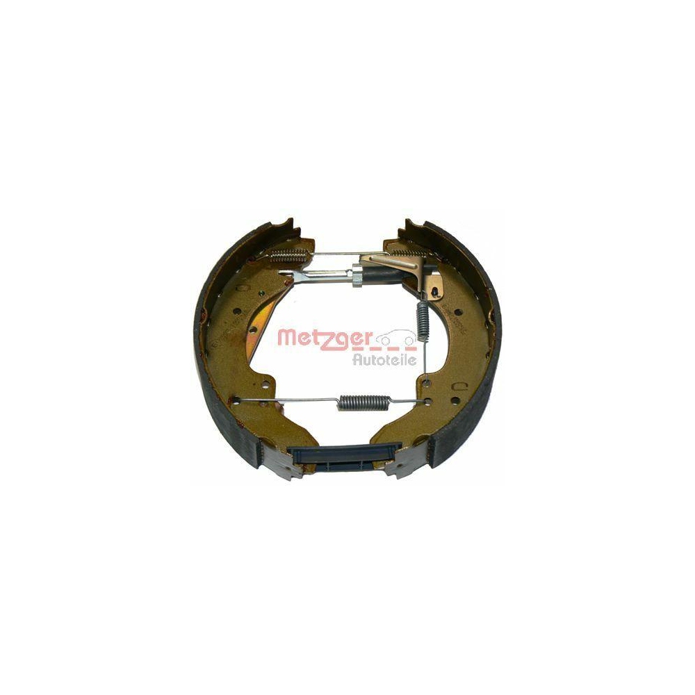 Bremsbackensatz METZGER MG 383V f&uuml;r CITRO&Euml;N PEUGEOT, Hinterachse