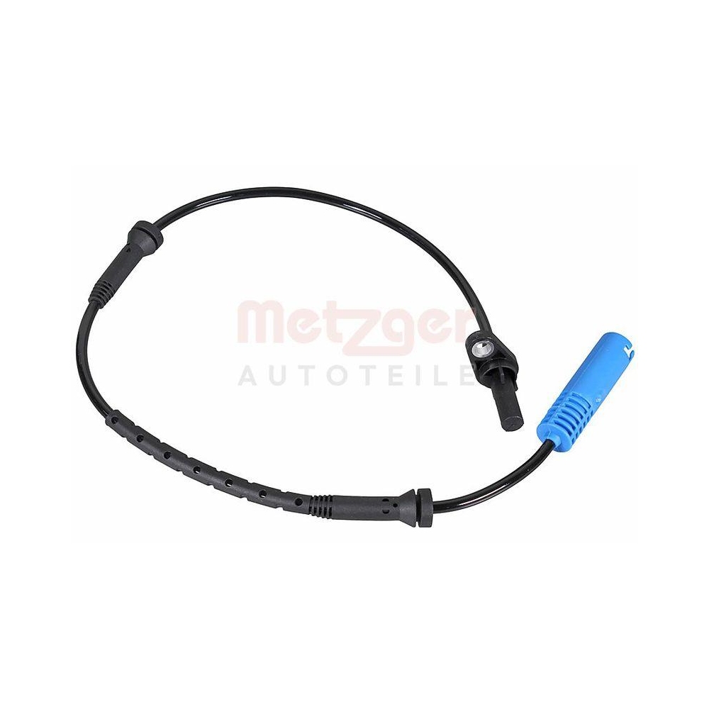 Sensor, Raddrehzahl METZGER 0900210 ORIGINAL ERSATZTEIL f&uuml;r BMW, Vorderachse